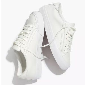 Madewell sidewalk low-top sneakers in leather
